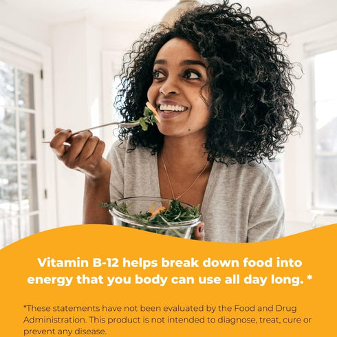 Sublingual Vitamin B12 (1000 mcg), B6 (5mg), Folic Acid (400 mcg) & Biotin (25mcg), 100 Tablets