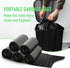 Small Trash Bags, 100 Counts, Black, Thicken Value Pack, 4 Gallon Trash Bags for Bathroom Kitchen
