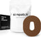 SIMPATCH Adhesive Patch for Dexcom G6 - Brown Color