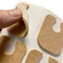 Aetna Foot Products Adhesive Felt U-Shaped Callus or Toe Pads, Pack of 100, 1/8" Thick