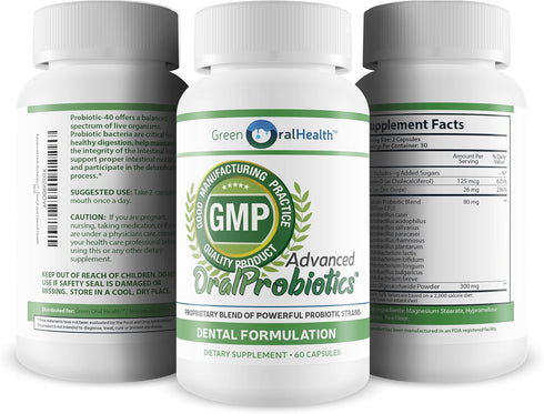 Advanced Oral Probiotics - 40 Billion CFU Formula to Attack Bad Breath and Support Overall Health