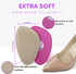 Premium Memory Foam Metatarsal Pads for Women, Adhesive Ball of Foot Cushions for Pain Relief in High Heels