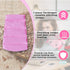 Microwave Heating Pads for Cramps & Pain Relief, 13" x 10" Cute Axolotl Microwavable Pad, Pink