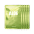 LAPCOS Aloe Sheet Mask, Daily Face Mask with Cucumber and Aloe Gel, 5-Pack, Korean Beauty Favorite