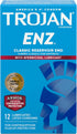 TROJAN ENZ Armor Spermicidal Lubricated Condoms - 12 Count (Packaging May Vary)