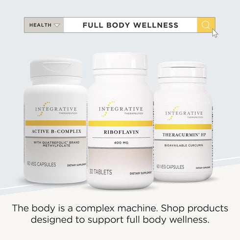 Riboflavin Vitamin B2 Supplement, High Potency, 30 Tablets, Integrative Therapeutics