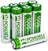 Ni-MH AA Rechargeable Batteries 1.2V 1000mAh, Pre-Charged Double A for Outdoor Solar Lights (Pack of 8)