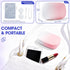 Portable Contact Lens Cleaner, ALLGLAM Automatic Ultrasonic Contact Lens Cleaner Machine with USB Charger, LED Timer
