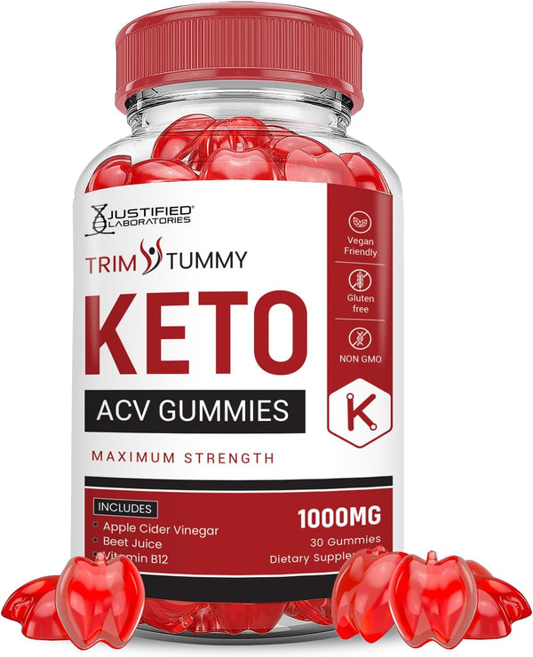 Justified Laboratories Trim Tummy Keto ACV Gummies Advanced Formula 1000MG Trim Tummy