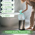 heihaily 13 75 Count Garbage Bags Gallon Tall Kitchen - Clear Green Biodegradable Large Trash Bags Unscented Leak-Proof