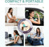Vibrating Massage Ball for Muscle Recovery, Silicone Myofascial Massage Ball, Plantar Fasciitis Relief,Hip & Psoas