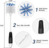 Amazer Bottle Brush Cleaner, Long Flexible Handle Scrub for Water Bottles, Glasswares, 2 Pack.