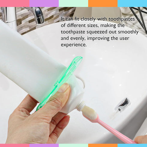UPIQNG 5pcs Toothpaste Squeezer Plastic Tube Squeezers Tooth Effortless Paste Clip Holder Tool for Toothpaste Cream