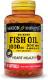 MASON NATURAL Omega-3 Fish Oil, 1000mg with EPA and DHA for Joint Support, 90 Softgels (Pack of 1)