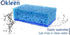 Blue Multi Use Scrub Sponge, 18 Pack, Heavy Duty Non Scratch Fiber, Made in Europe, Odorless