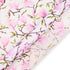 100 Sheets Pink Magnolia Flowers Printed Tissue Paper, Floral Pattern and Leaves Art Decorative Tissue for Gift Wrapping