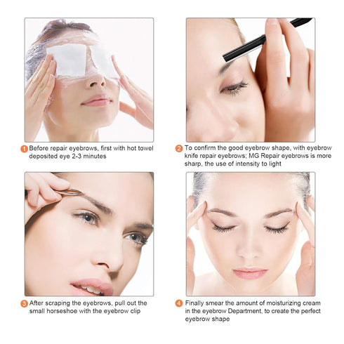 Miss Gorgeous Eyebrow Razor Shaper for Men and Women Grooming Shavers in Black