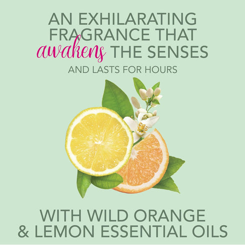 Jergens Awaken Essential Oil-Scented Stick, Calming Aromatherapy with Wild Orange and Lemon, 0.9 Oz