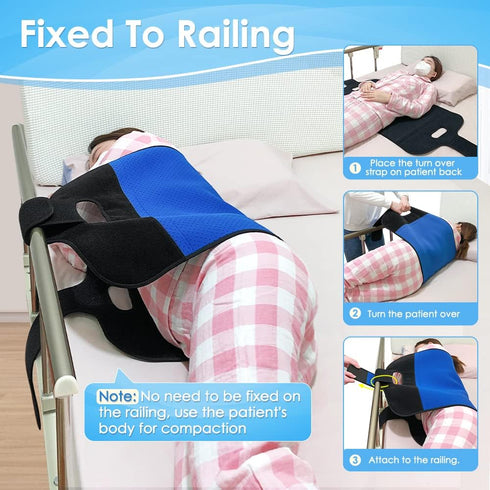 Patient Turning Device Belt For Bed Rails Elderly Adults Safety Hospital Beds For Home Use Transfer Belts For Lifting