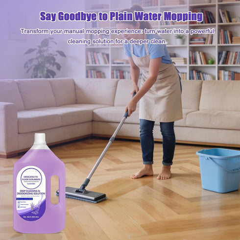 QKLYXEN 82 OZ Floor Cleaning Solution Compatible with Tineco FL Lavender Floor Cleaner Rich, Long-lasting Fragrance