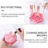 Silicon Makeup Brush Cleaner Mat with Brush Drying Manual - Cosmetic Brush Cleaning Pad + Quick Color Removal Sponge