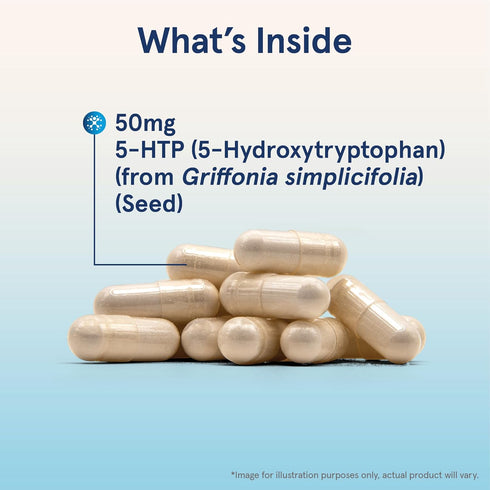 Jarrow Formulas 5-HTP, 90 Veggie Caps, Supports Melatonin Production & Serotonin Synthesis, Mental Health & Sleep
