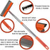 Window Squeegee for Window Cleaning - 2 in 1 Car Window Tool with Extension Pole, Shower Squeegee