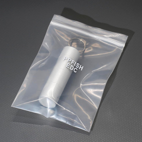 PPFISH Portable Daily Pill Case, 3 Compartments Anti-Skid Aluminum Alloy Waterproof Pill Box Dispenser, Keychain Holder