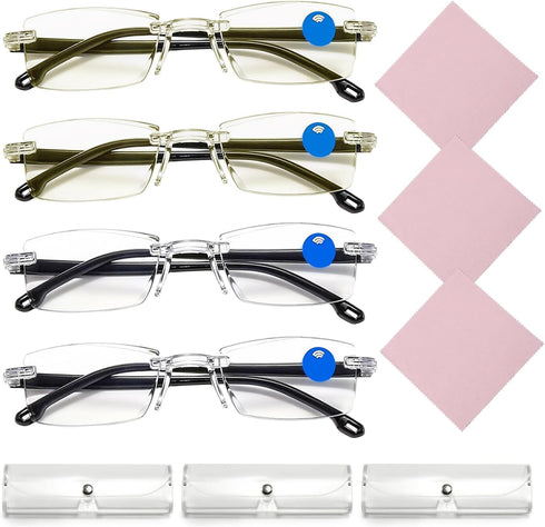 panthra 4 Presbyopic Glasses, Smart Zoom Glasses, with Box and Cloth, Smart Zoom