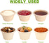 Gere Disposable Testing Cup Bowls, 100 Pack, 4 oz Natural Biodegradable Bagasse Fiber Souffle and Measuring Cups