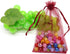 50pcs Drawstring Organza Jewelry Candy Pouch - Christmas Wedding Party Favor Gift Bags (3.5x4.5, Mixed Color)