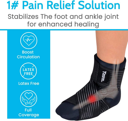 Arctic Flex Cold Therapy Socks, Reusable Ice Cooling Sock for Pain Relief, Bunion, Plantar Fasciitis, Neuropathy