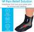 Arctic Flex Cold Therapy Socks, Reusable Ice Cooling Sock for Pain Relief, Bunion, Plantar Fasciitis, Neuropathy