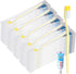 meekoo 200 Set Disposable Toothbrush with Toothpaste - Individually Wrapped Travel Toothbrush Kit for Homeless Hygiene,