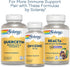 SOLARAY L-Lysine Monolaurin Immune Support Supplement, 500 mg Each, 30 Servings, 60 VegCaps, 60-Day Money Back Guarantee