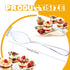 500 Pcs Clear Mini Spoons for Desserts Small Plastic Tasting Spoon Tiny Disposable Spoons Plastic Serving Utensils Bulk for Sample, Ice Cream, Appetizer, 3.7 x 0.8 Inch