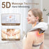 Mulukiss Neck and Shoulder Massager with Soothing Heat, Deep Tissue Kneading Shiatsu Massage Pillow for Back, Leg, Body