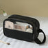 ANEMEL Waterproof Toiletry Travel Wash Bag, Portable Organizer for Women and Men, Black