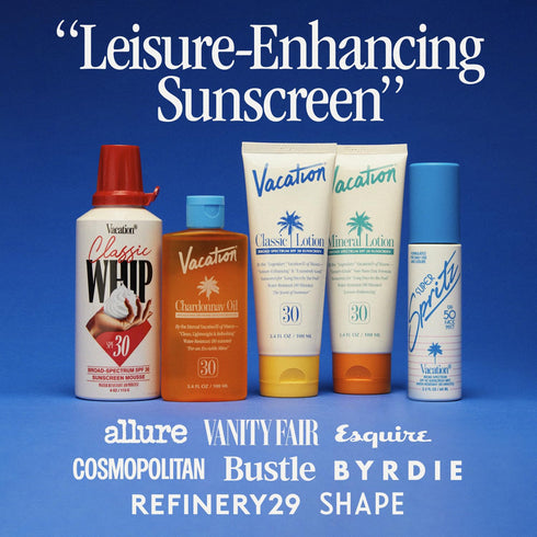 Vacation Super Spritz SPF 50 Sunscreen Face Mist + Air Freshener Bundle, Daily Face Spray, 2.2 fl. Oz.