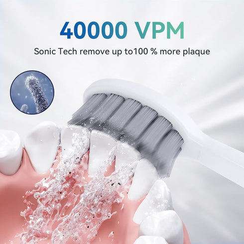 P200 3 Pack JTF Sonic Electric Toothbrush Extra Soft & Gentle Brush Heads