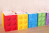 YOTNUS 24 Pcs Building Block Party-Favor Gift Bags with Tissue Paper, Small Gift Bags with Handles for Birthday Party