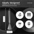 Dish Brush Stainless Steel, Multifunctional Wire Brushes for Kitchen Cleaning, Metal Scrubber with Handle, 2 Pcs