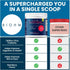 BIOHM Super Reds - Beet Root Powder Antioxidant Beets & Smoothie Mix with Tart Cherry Extract, 30 Servings