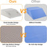 Leg Elevation Pillows for Sleeping, Memory Foam Wedge Pillow for Legs, Non-Slip Base, Removable Cover for Back Pain (10