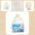 100pcs 7 x 9 Organza Bag, Flower Heart Gift Pouch for Jewelry, Candy, Wedding Favor