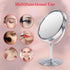 Schliersee 10X Magnifying Makeup Mirror, Double Sided 1X/10X Swivel Table Desk Mirror (8 inch)
