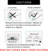 CR1616 5 Pcs 3V Lithium Battery - 5-Year Warranty