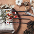 WILLBOND 6 Pcs Chinese Hair Chopsticks for Women, Wooden Hair Accessories with Retro Floral Design, Handmade Hair Pins