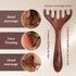 Skrfren 2 Pcs Wooden Scalp Massage Comb Wooden Scalp Massage Tool Head Massager Scalps Head Massager Gua Sha Brush