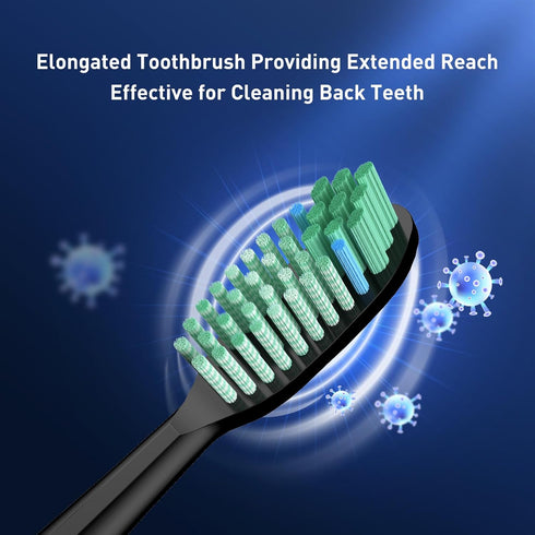 Mcuy Toothbrush Replacement Whitening Heads Compatible with TAO Clean Sonic Electric Toothbrush - Brush Heads Refills